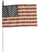 American Flag On Stick