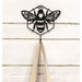 Black Bee Metal Hanger w/Hook