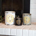 3/Set Distressed Metal Snowflake Buckets