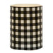 Black Small Buffalo Check Timer Pillar