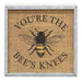 Bee's Knees Metal Box Sign