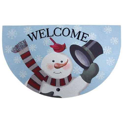 Snowman Welcome Mat