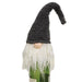 Plush Grey Hat Santa Gnome Bottle Topper