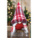 Plush Plaid Mrs. Santa Gnome