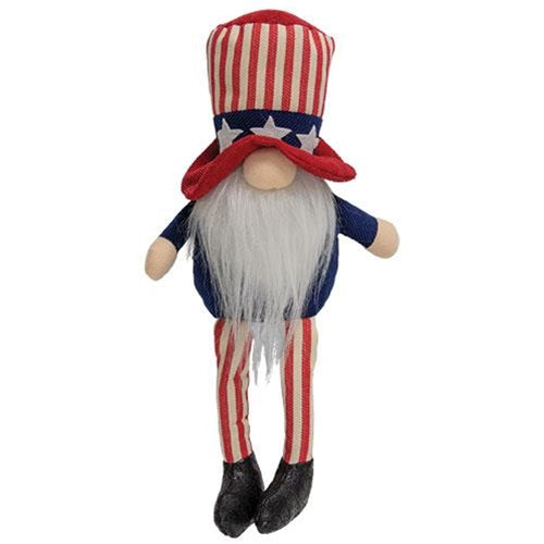 Americana Uncle Sam Gnome w/Dangle Legs