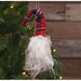 Red & Black Plaid Hat Santa Gnome Ornament