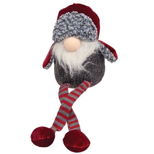 Sm Dangle Leg Santa Gnome