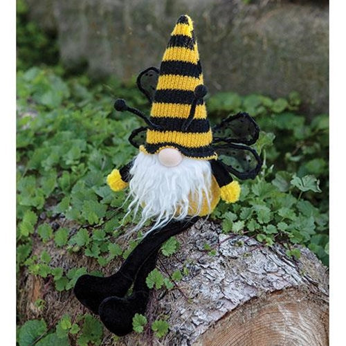 Buzzing Gnome Bee w/Dangle Legs