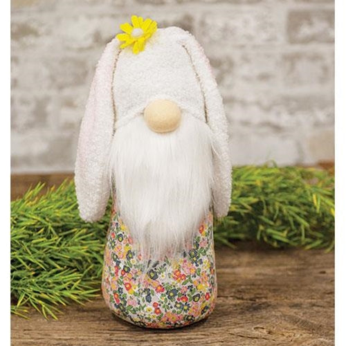 Floppy Ears Floral Bunny Gnome