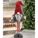 Standing Red Sequin Plush Gnome