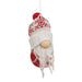 Red & White Snowflake Beanie Gnome Ornament