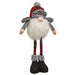 Winter Plaid Trapper Hat Standing Gnome with LED Lights