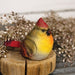 Resin Female Cardinal Figurine 4"H