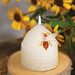 White Honeycomb Bee Charm Candle