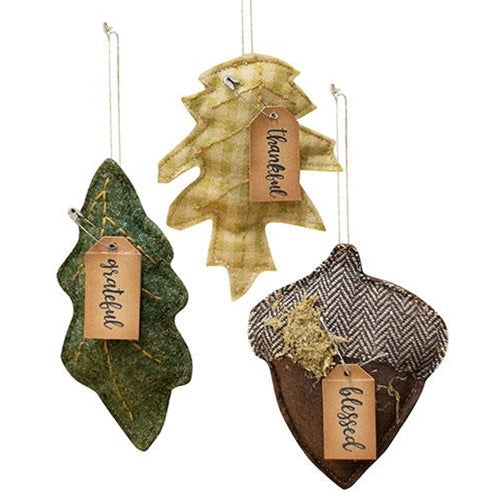 3/Set Felt Fall Ornaments