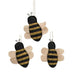 3/Set Mini Bee Ornaments