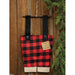 Santa's Buffalo Check Suspenders Large Hanger Ornament