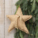 Tan Fabric Star Ornament