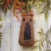 Primitive Pumpkin Face Fabric Ornament