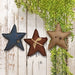 3/Set Distressed Stuffed Primitive Star Ornaments