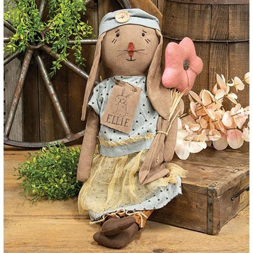 Ellie Bunny Doll with Flower