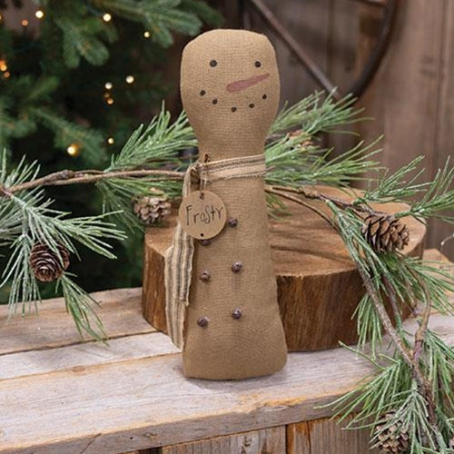 Primitive Frosty Jingles Snowman Hanger