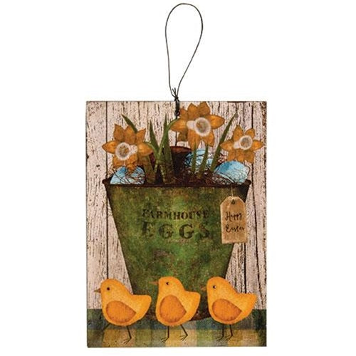 Farmhouse Eggs & Chicks Ornament