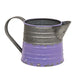 Mini Violet & Galvanized Metal Water Pitcher