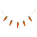 Wooden Carrot Mini Garland