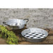 2/Set Black Buffalo Check Round Trays