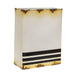 2/Set Striped Distressed Metal Wall Pockets