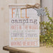 Fall Outdoor Words Wood Easel Sign