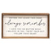 Always Remember I Love You Framed Print 16x8