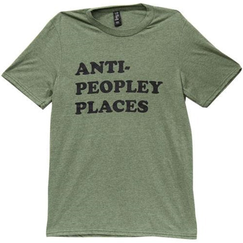 *Anti Peopley T-Shirt Heather City Green Small