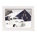 White as Snow Truck Framed Print