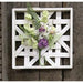 Whitewash Square Woven Frame 12"