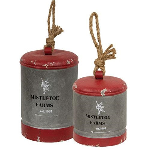 2/Set Mistletoe Farms Bells