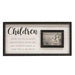 Children Teach Framed Sign With Picture Frame