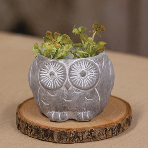 Owl Resin Planter