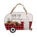 Home For The Holidays Camper Wooden Sign