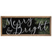 Merry & Bright Wood Sign