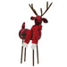 Christmas Plaid Standing Deer