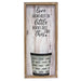 Love Grows Best in Little Houses Flower Pocket Sign