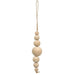 6/Set Natural Wooden Bead Ornaments