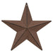 Rust & Black Barn Star 8"