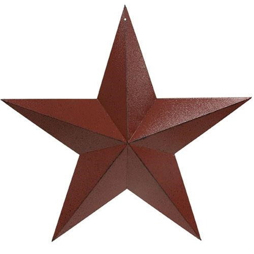 Burgundy Barn Star 18"