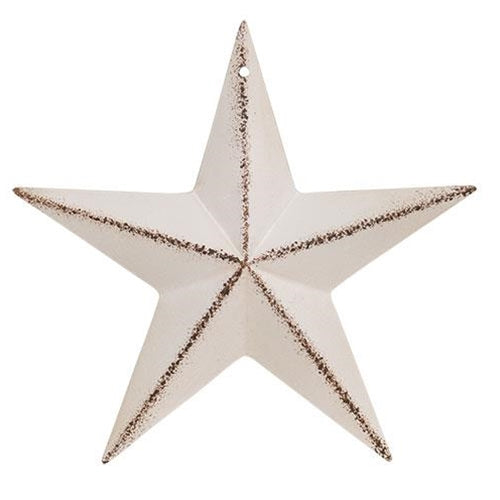 Antique White Barn Star 5.5"