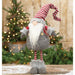 Small Standing Plush Red/Grey Gnome Santa