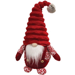 Nordic Red & Gray Ribbed Gnome 2 Asstd