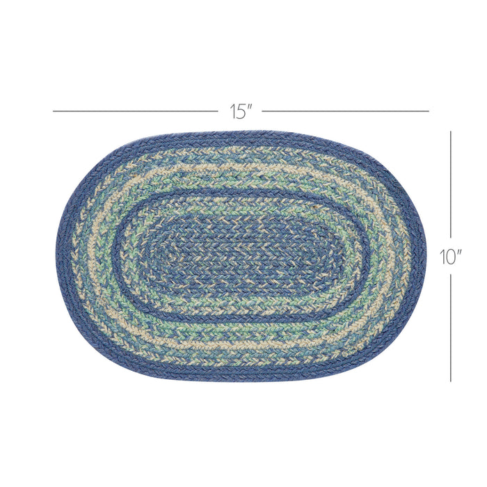 Jolie Jute Oval Placemat 10x15